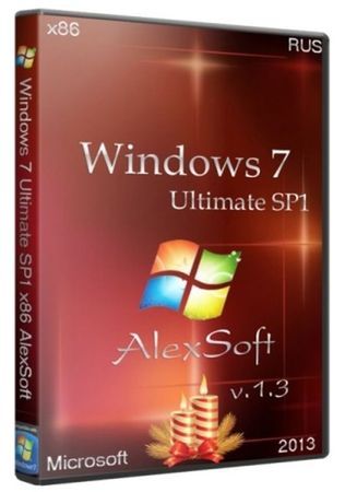 Windows 7 Ultimate SP1 x86 AlexSoft v.1.3 (RUS/2013)
