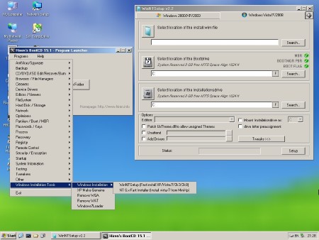 Hiren's Boot DVD 15.2 Restored Edition 1.1 (January 2013)