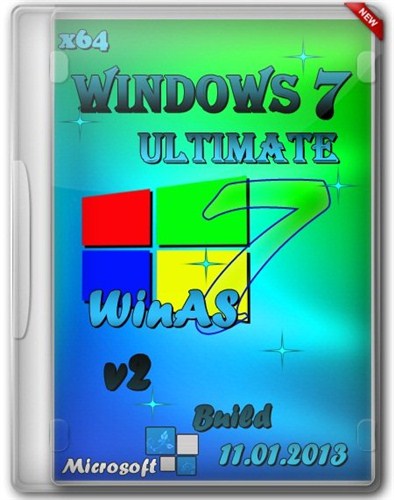 Windows 7 SP1 x64 Ultimate WinAS v2 build 11.01.2013 (2013/RUS)