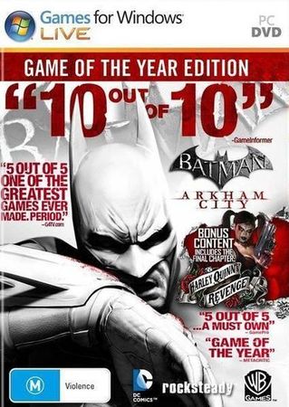 Batman: Arkham City. Game of the Year Edition ( 2012 /RUS/ENG/RePack by R.G. REVOLUTiON)