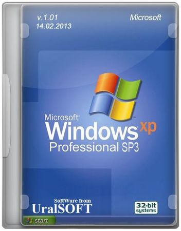 Windows  XP SP3 2013 UralSOFT v.1.01 (x86/RUS)