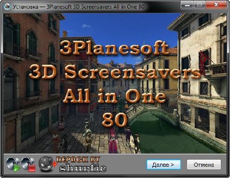 3Planesoft 3D Screensavers Plus All in One 80 (2013/RUS/ENG) RePack by shurfic