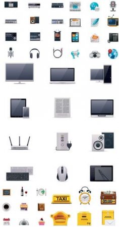 Icons & Objects for Vector Design #45