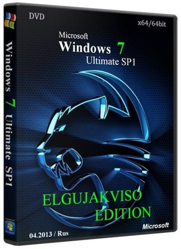 Windows 7 Ultimate SP1 Elgujakviso Edition 04.2013 (2013/x64)