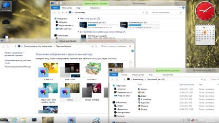 Windows 8 Pro x64 with Aero Glass by Bukmop (2013/RUS)