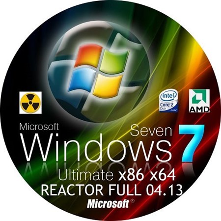 Windows 7 ULTIMATE x86 x64 REACTOR FULL 04.13 (2013/RUS)
