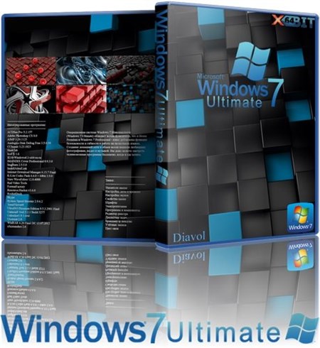Windows 7 Ultimate SP1 x64 v.0.1 Diavol (2013/RUS)