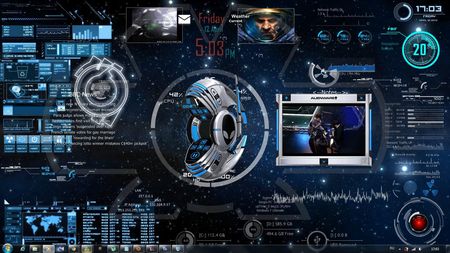 ���� ��� Windows 7: Starship Windows 7 3D (2013/RUS)