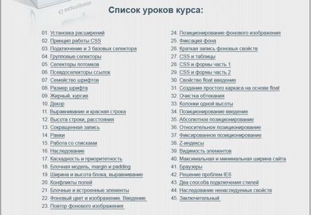 ���������� CSS, HTML, ������ � ��������� Dreamweaver, ������� � ����� (2010-2011/RUS)