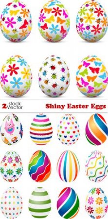 Vectors - Shiny Easter Eggs