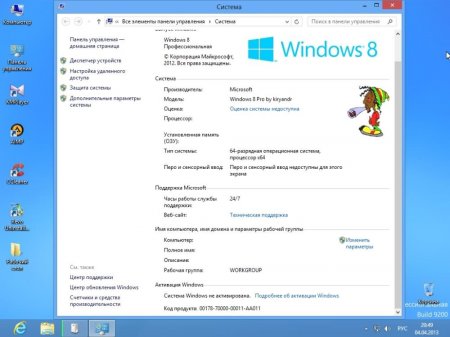Window 8 Professional x64 by kiryandr v.01 Optimized speed (2013/RUS)