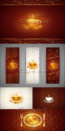 Cofee list menu in vector