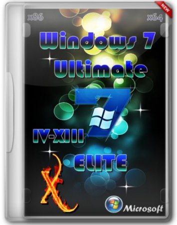 Windows 7 Ultimate SP1 x86/x64 IV-XIII ELITE X (2013/RUS/ENG)