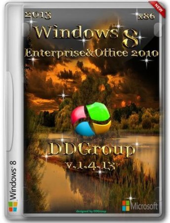 Windows 8 Enterprise & Office 2010 Pro Plus SP1 VL by DDGroup (x86/RUS/2013)