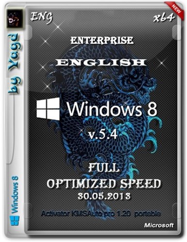 Windows 8 Enterprise Full by Yagd Optimized Speed v.5.4 30.05.2013 (x64/ENG)