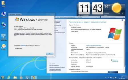 Windows 7 ultimate SP1 X86 - ��� (2013/RUS)