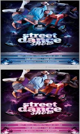 Street Dance Show Flyer Template
