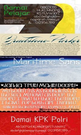 Fonts Collection - 122 Text