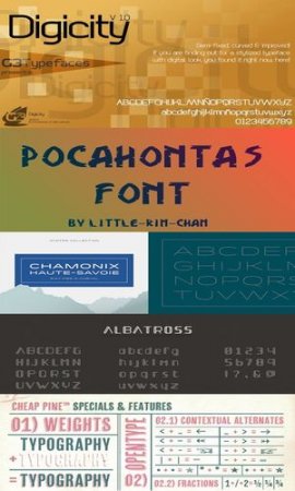 Latin Fonts Collection - 89 New