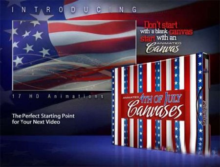 Footages - Animated 4th of July Canvases