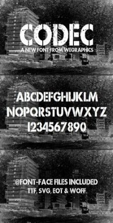 Fonts - WeGraphics - Codec Font Kit