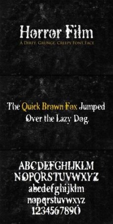 Fonts - WeGraphics - Horror Film Font