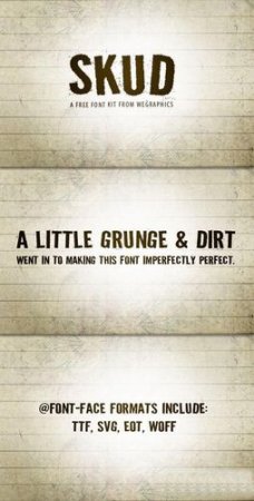 Fonts - WeGraphics - Skud - Font Kit