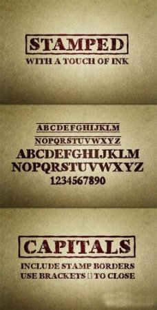 Fonts - WeGraphics - Stamped - Font Face