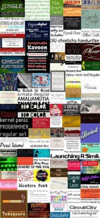 Fonts - 126 Fonts Pack