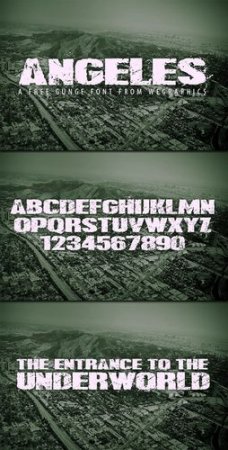 Fonts - WeGraphics - Angeles: A Urban Style Font Face