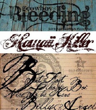 Fonts - Large collection of vintage fonts