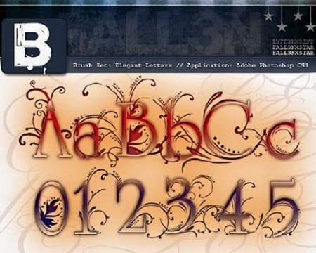 Fonts - Collection of decorative fonts for Photoshop