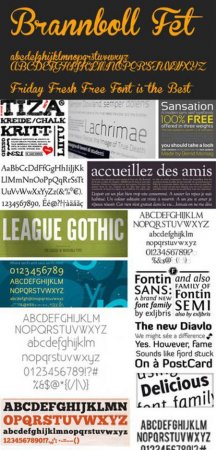 Fonts - 23 Fontes Beautyfull Fonts