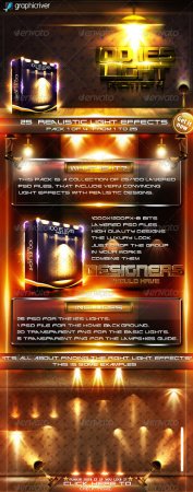 PSD - GraphicRiver 25 IES Lights - Pack 1 of 4