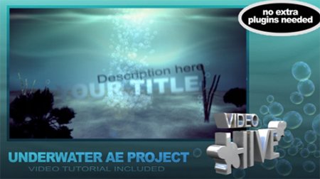 Footage - Videohive Tropical Underwater Title After Effects Project 34690 HD
