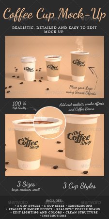 PSD - GraphicRiver Coffee Cup Mock-Up