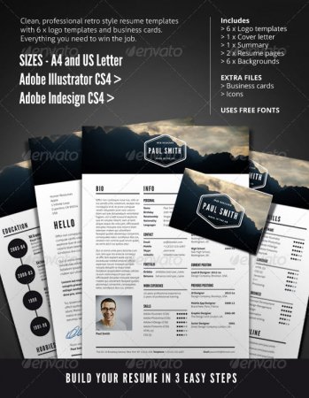 PSD - GraphicRiver - Job Resume 4563800