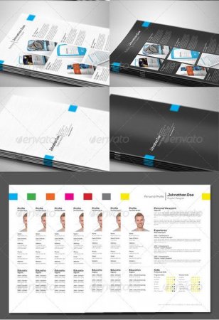 PSD - GraphicRiver - Gstudio Clean Resume Template