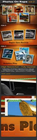 PSD - GraphicRiver Photos On Rope Vol.2