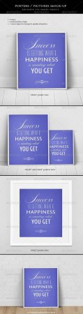 PSD - GraphicRiver Poster Picture mock-ups
