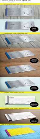 PSD - GraphicRiver Bank Cheque Check Book Mock Up