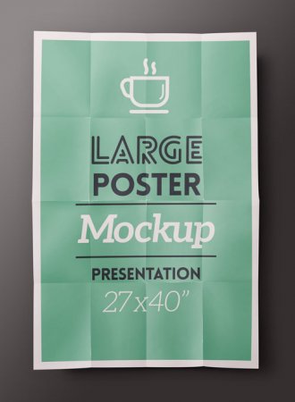 PSD - Pixeden - Psd Poster Mockup Presentation Vol1