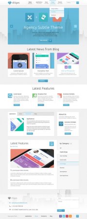 PSD - Pixeden - Diliges Agency Psd Web Template