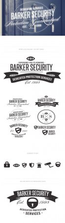 Vectors - Security Logo Vector Templates