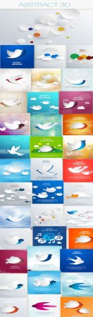 Vectors - 50 Abstract 3D Vector Illustrations