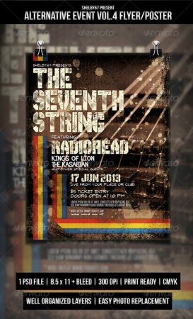 PSD - GraphicRiver Alternative Event Flyer Poster Vol.4