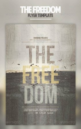 PSD - GraphicRiver The Freedom Flyer Template