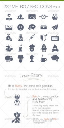 PSD - GraphicRiver Metro / Seo Icons