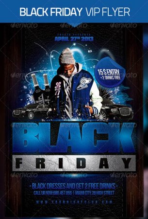 PSD - GraphicRiver Black Friday Flyer Template