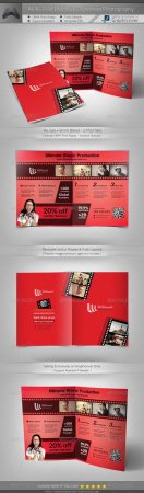 PSD - GraphicRiver Ultimate Movie Photography - A4 Bi-Fold Brochure